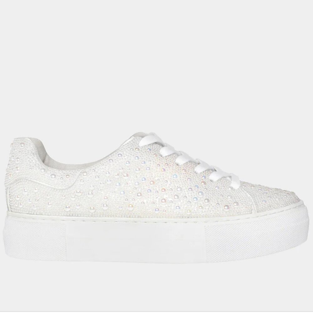 Betsey Johnson Sidny Sneaker in Ivory
